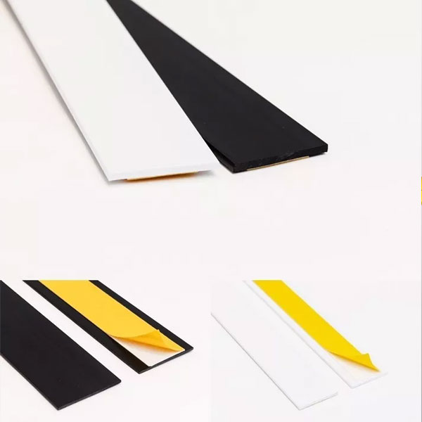 1m Long Durable Architrave Self Adhesive PVC Flat Strips
