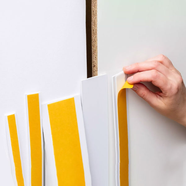 1m Long Durable Architrave Self Adhesive PVC Flat Strips