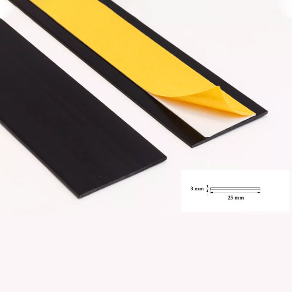 1m Long Durable Architrave Self Adhesive PVC Flat Strips
