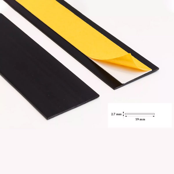 1m Long Durable Architrave Self Adhesive PVC Flat Strips