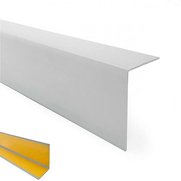 1m Long Self-Adhesive Plastic PVC Corner 90 Degree Angle Trim