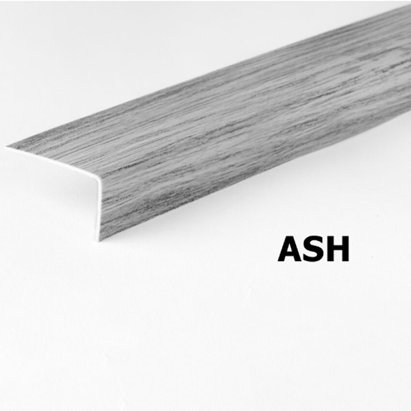 1m Unequal Wood Effect Plastic PVC Corner 90 Degree Angle Trim