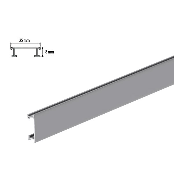 2.5m Long Anodized Aluminium Border Decorative Tile Trim 