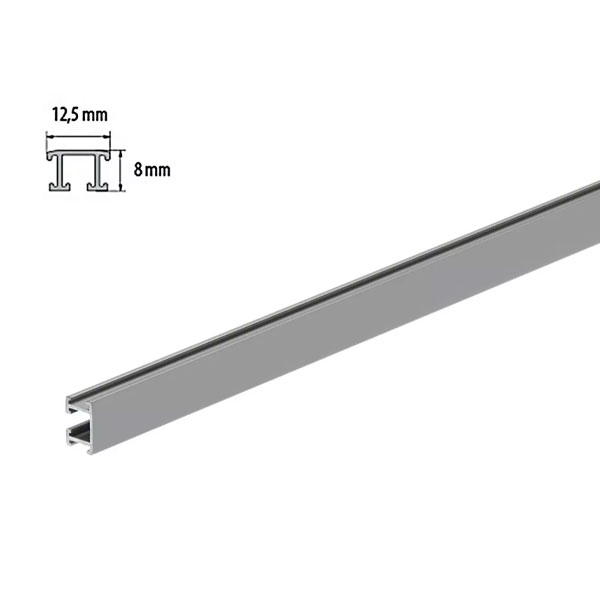 2.5m Long Anodized Aluminium Border Decorative Tile Trim 