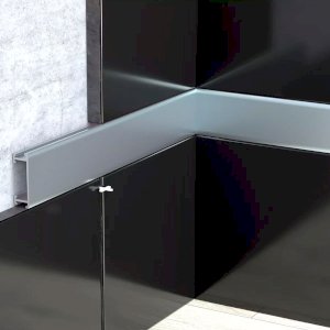 2.5m Long Anodized Aluminium Border Decorative Tile Trim 