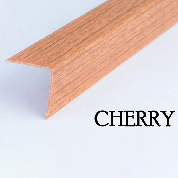 2.5m Long Plastic PVC Corner Trim Wall Corner Guard Edge Protector Wood Effect