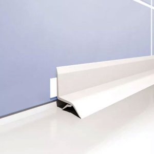 2.5m Long Self-Adhesive PVC Sealing White Strip - Cladding Wall Panel
