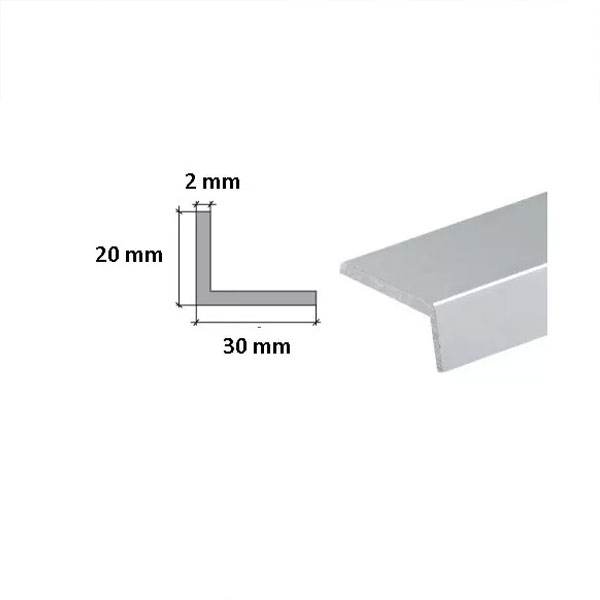  Corrosion Resistance 2m Long Aluminium Extruded Angle 