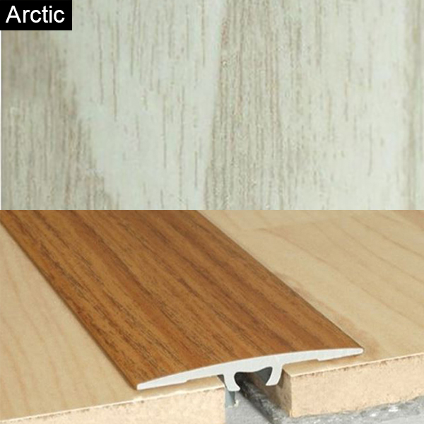 2mm Wood Effect Aluminium Door Floor Bar Edge Trim Threshold