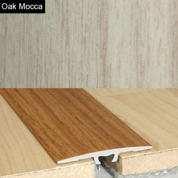 2mm Wood Effect Aluminium Door Floor Bar Edge Trim Threshold