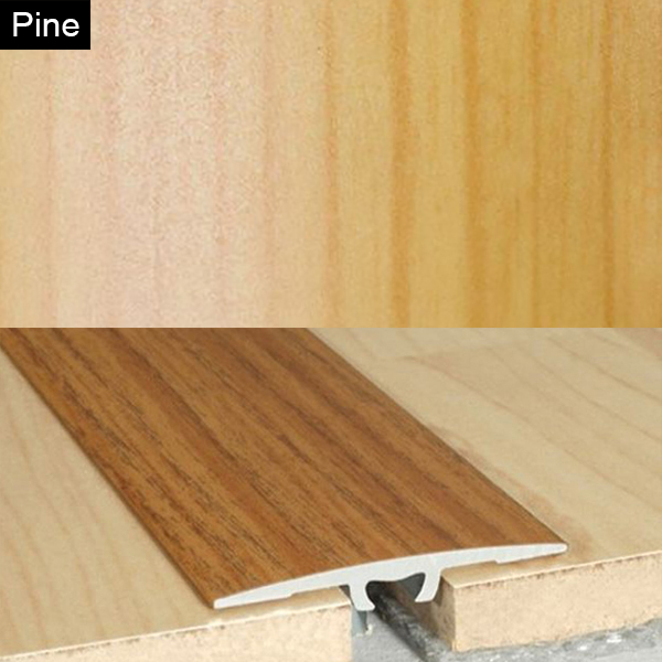 2mm Wood Effect Aluminium Door Floor Bar Edge Trim Threshold