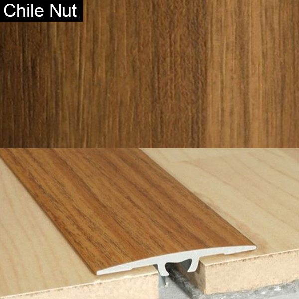 2mm Wood Effect Aluminium Door Floor Bar Edge Trim Threshold