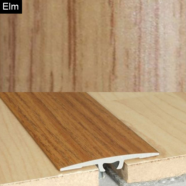 2mm Wood Effect Aluminium Door Floor Bar Edge Trim Threshold