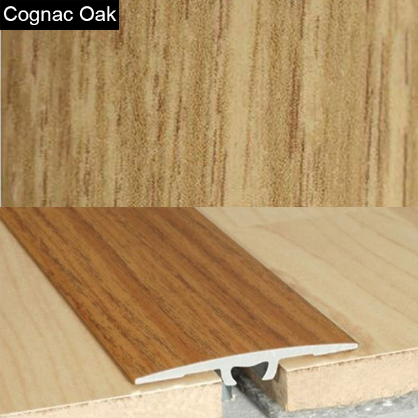 2mm Wood Effect Aluminium Door Floor Bar Edge Trim Threshold