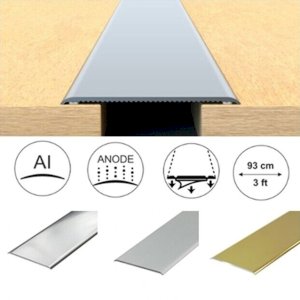 30mm Self-Adhesive Aluminium Door Floor Bar Edge Trim