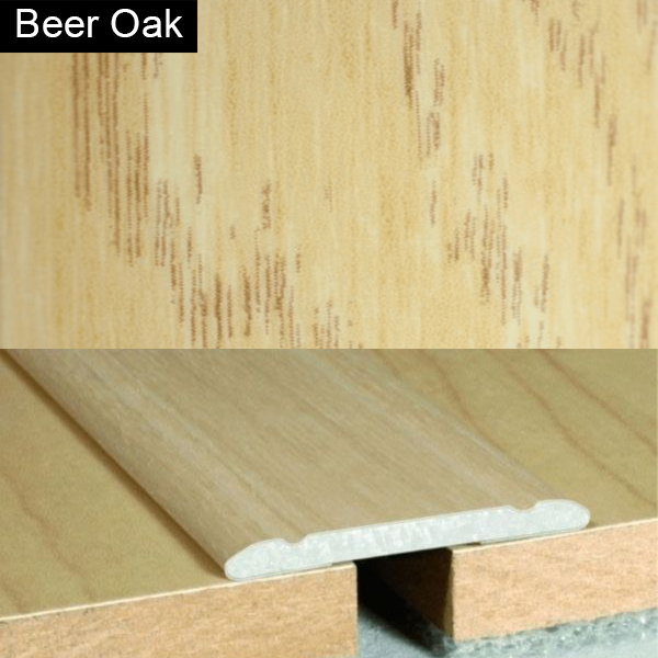 Aluminium Wood Effect 30mm Self Adhesive Door Threashold Floor Trim