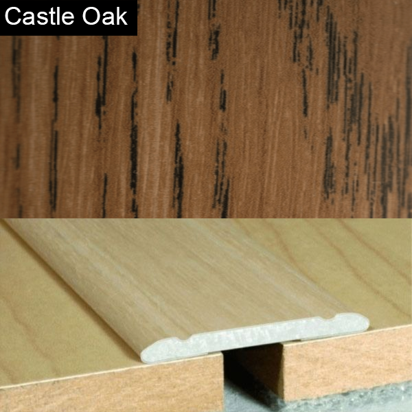 Aluminium Wood Effect 30mm Self Adhesive Door Threashold Floor Trim