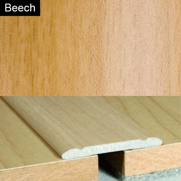 Aluminium Wood Effect 30mm Self Adhesive Door Threashold Floor Trim