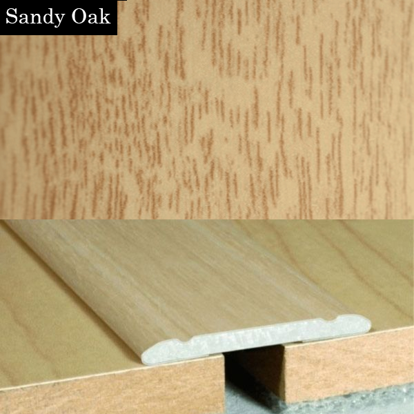 Aluminium Wood Effect 30mm Self Adhesive Door Threashold Floor Trim