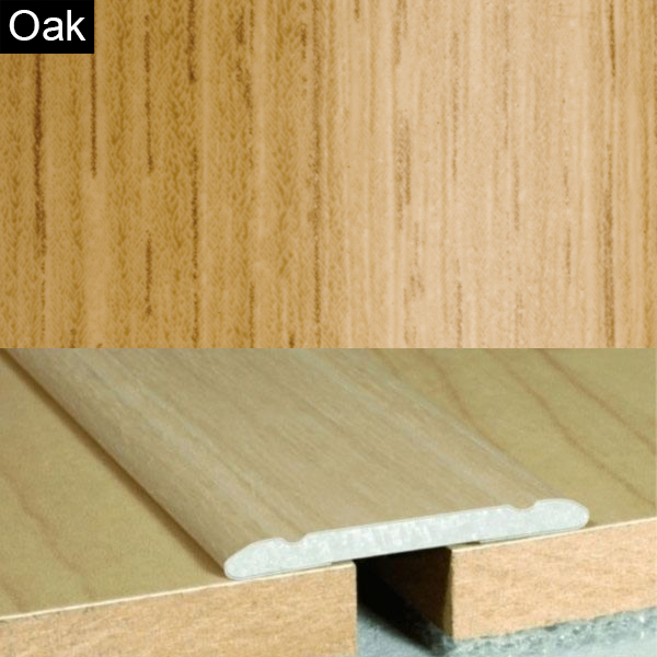 Aluminium Wood Effect 30mm Self Adhesive Door Threashold Floor Trim