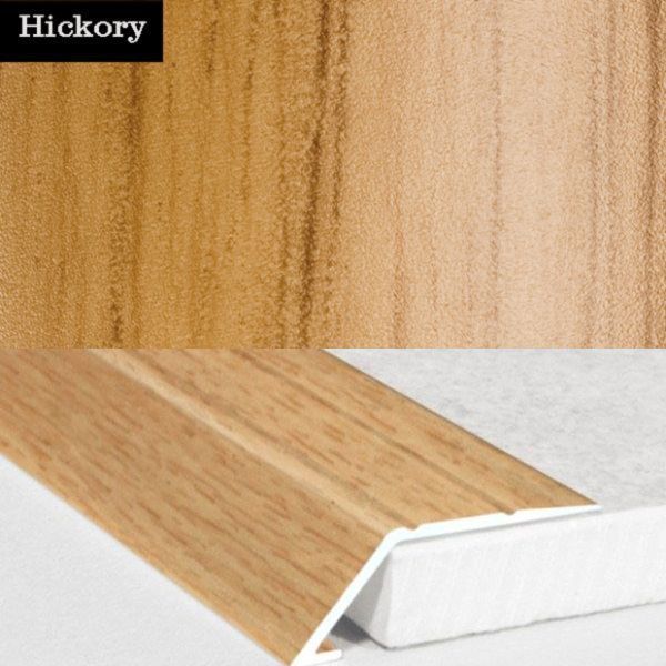 31mm Wood Finish Wide Aluminium Door Threshold Ramp Self Adhesive