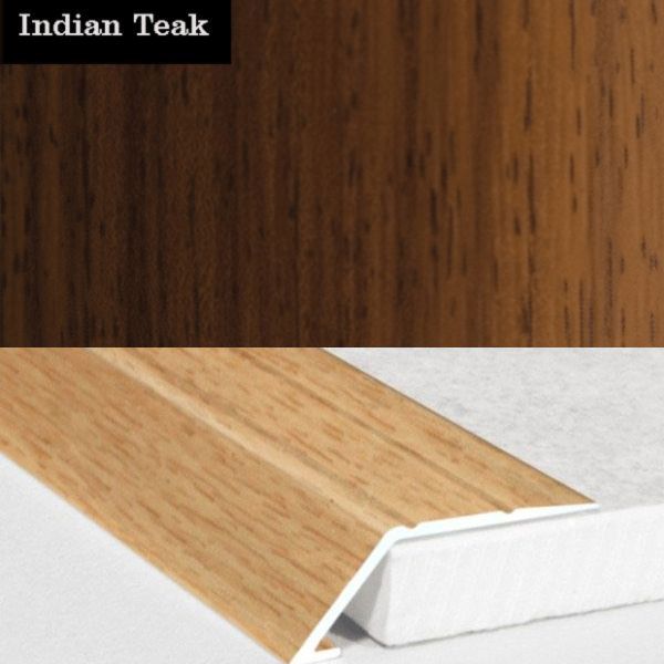 31mm Wood Finish Wide Aluminium Door Threshold Ramp Self Adhesive