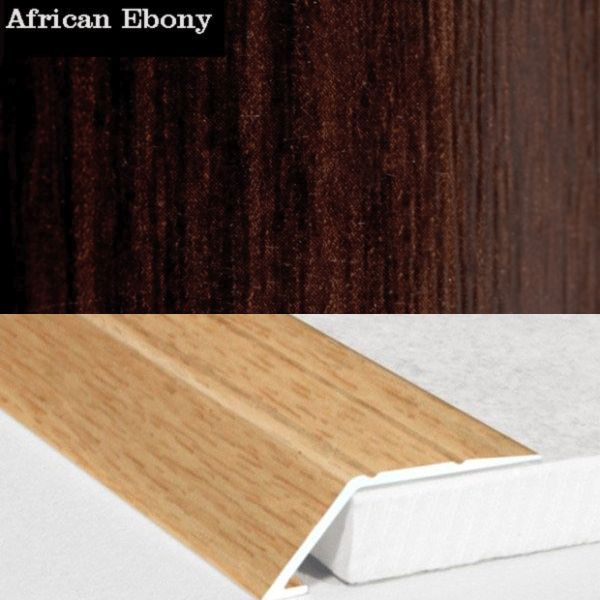 31mm Wood Finish Wide Aluminium Door Threshold Ramp Self Adhesive