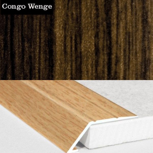 31mm Wood Finish Wide Aluminium Door Threshold Ramp Self Adhesive