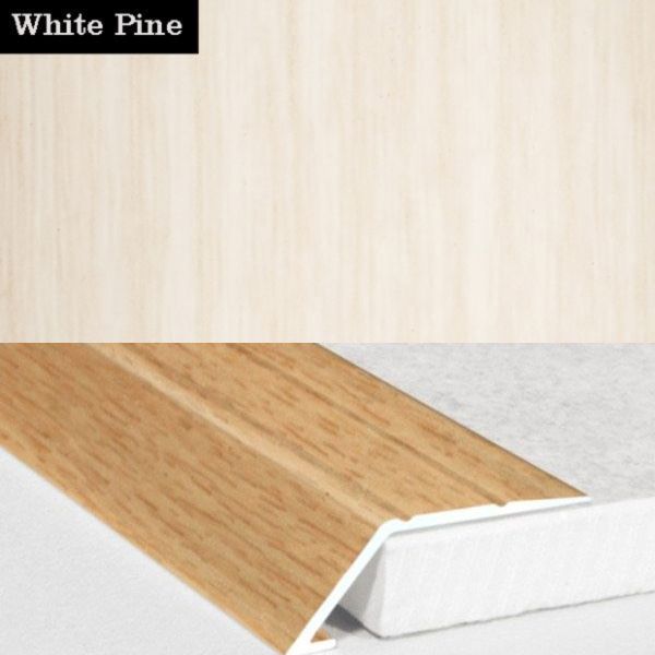 31mm Wood Finish Wide Aluminium Door Threshold Ramp Self Adhesive