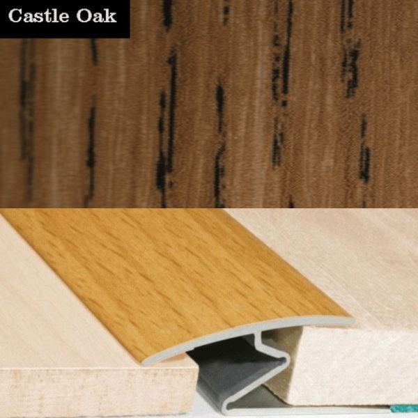 32mm Wood Finish Door Thresholds for Vinyl, Carpet, Laminate, and Wood Floors