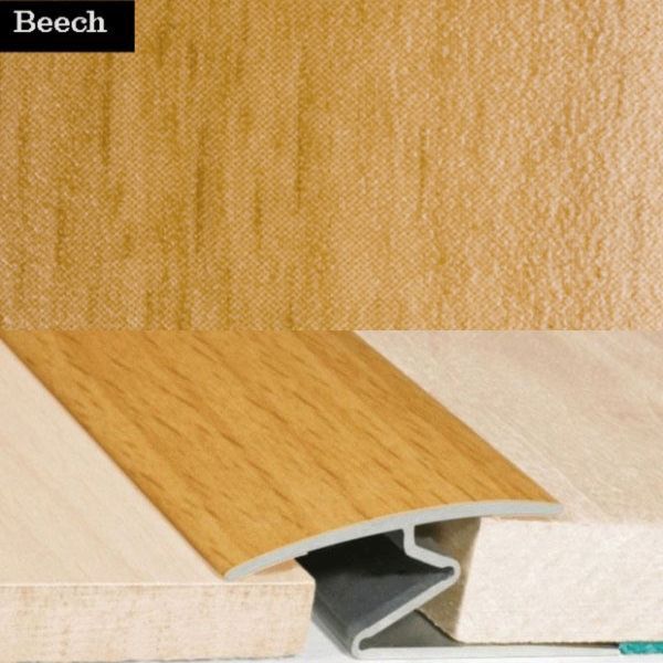 32mm Wood Finish Door Thresholds for Vinyl, Carpet, Laminate, and Wood Floors