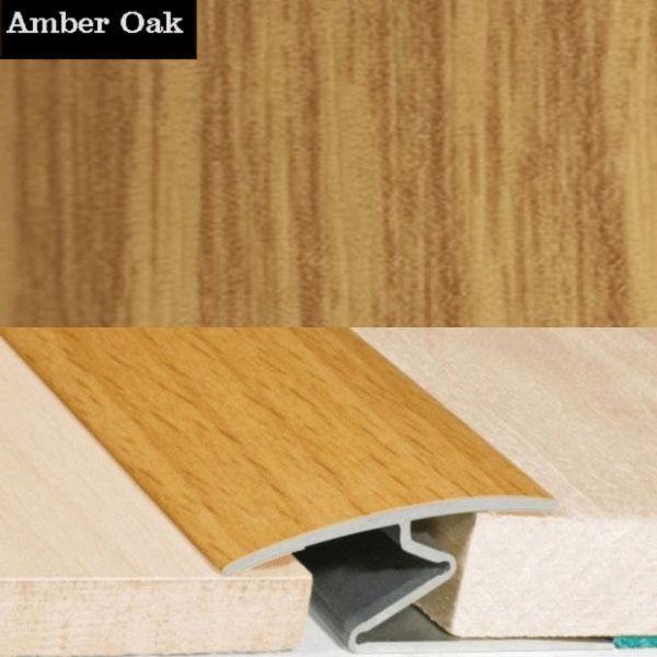 32mm Wood Finish Door Thresholds for Vinyl, Carpet, Laminate, and Wood Floors
