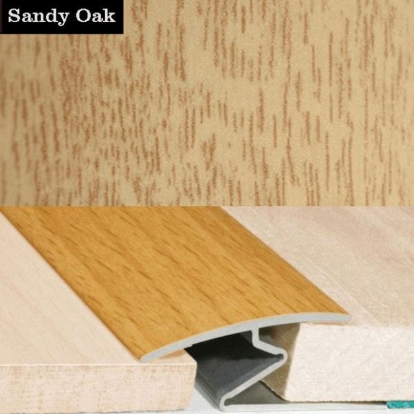 32mm Wood Finish Door Thresholds for Vinyl, Carpet, Laminate, and Wood Floors