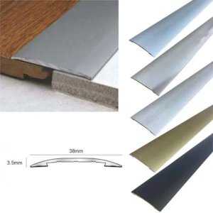38mm Wide Self-Adhesive Euro Cover Strip for Wood, Vinyl, and Tile Floor Thresholds