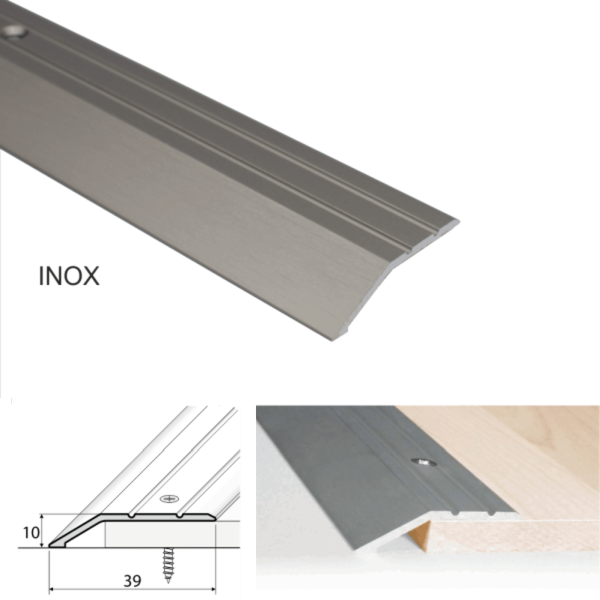 40mm Aluminium Ramp for Carpet Door Thresholds