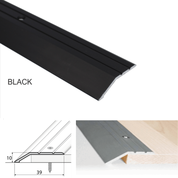 40mm Aluminium Ramp for Carpet Door Thresholds
