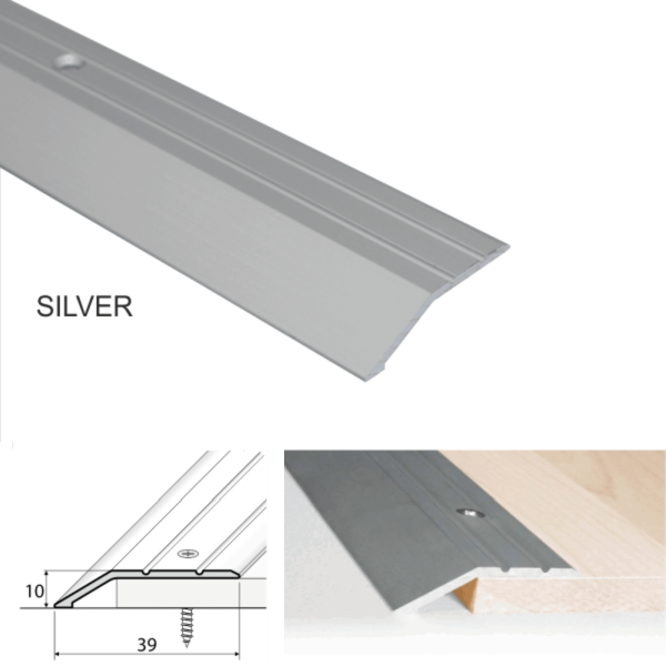 40mm Aluminium Ramp for Carpet Door Thresholds