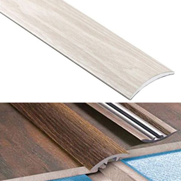 Self-Adhesive 40mm Wide Wood Effect Door Threshold Edging Floor Trim  