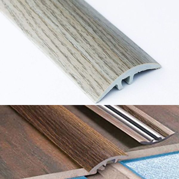 Self-Adhesive 40mm Wide Wood Effect Door Threshold Edging Floor Trim  