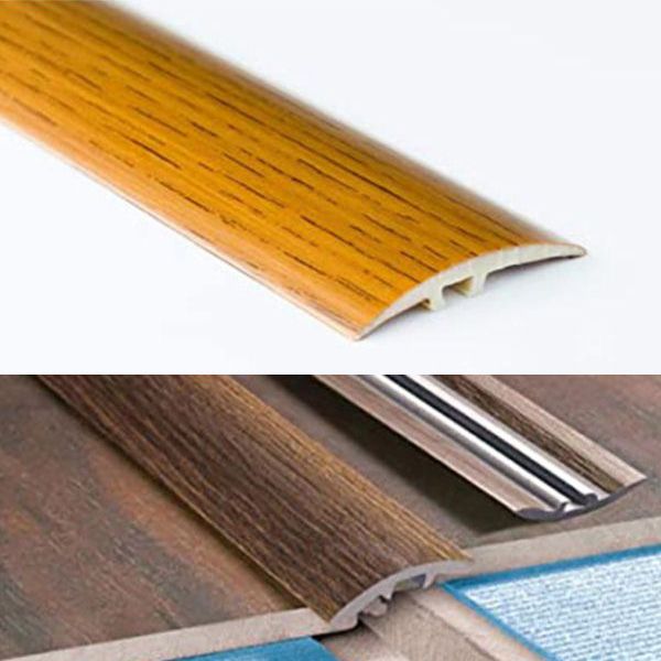 Self-Adhesive 40mm Wide Wood Effect Door Threshold Edging Floor Trim  