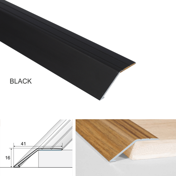 41mm Anodized Aluminium Screwfix Door Threshold Ramp Profile