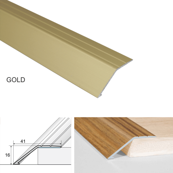 41mm Anodized Aluminium Screwfix Door Threshold Ramp Profile