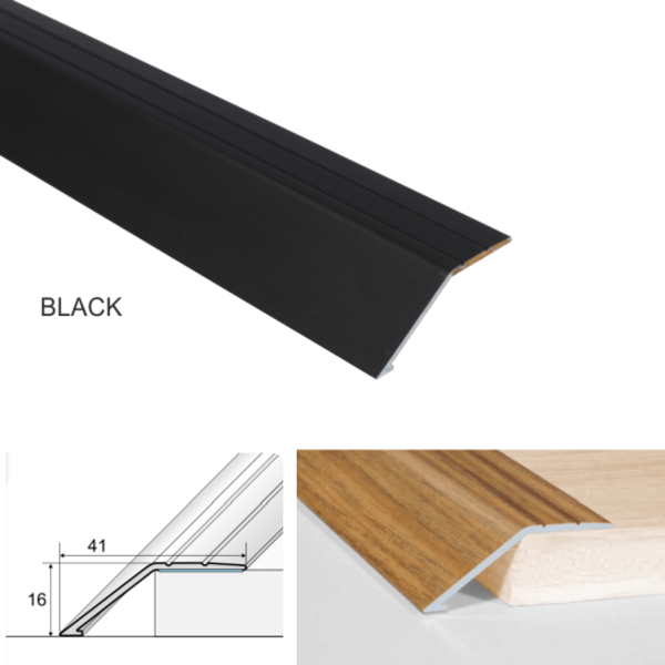  Anti-Slip Aluminium Self Adhesive 41mm Door Thresholds Ramp 