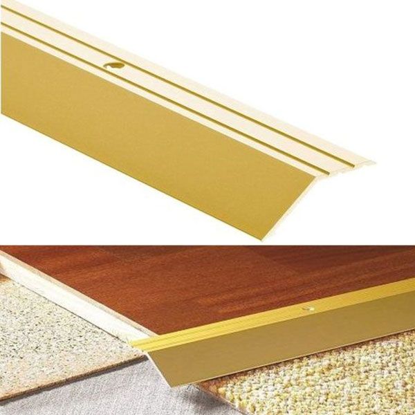Aluminium Door Trim 45mm x 16mm For Laminate & Protect Floors at Different Levels