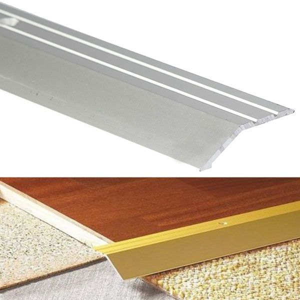 Aluminium Door Trim 45mm x 16mm For Laminate & Protect Floors at Different Levels