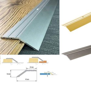 Aluminium Door Trim 45mm x 16mm For Laminate & Protect Floors at Different Levels