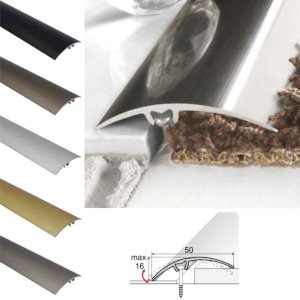 50mm Aluminium Door Threshold Trim for Carpet Flooring