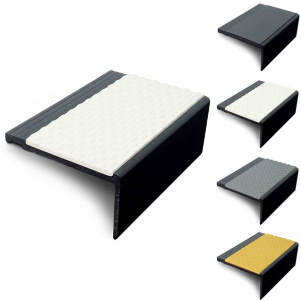 Tredsafe Hard Nose Stair Nosing 60mm x 32mm with PVC Insert