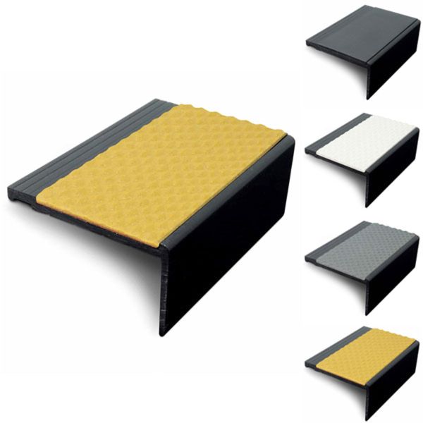 Tredsafe Hard Nose Stair Nosing 60mm x 32mm with PVC Insert