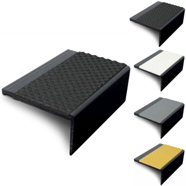 Tredsafe Hard Nose Stair Nosing 60mm x 32mm with PVC Insert
